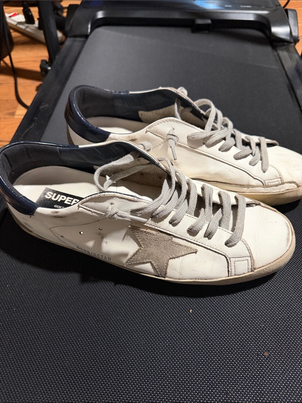 Golden Goose Men's Super-Star Leather Low-Top Sneakers
